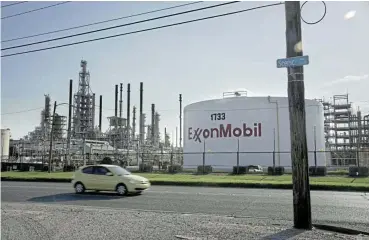  ?? /Reuters ?? Court plea: ExxonMobil has filed a lawsuit against two shareholde­rs who put forward a resolution calling on it to set new targets for reducing greenhouse gas emissions. The oil company has accused them of having an agenda of diminishin­g its fossil fuels business.