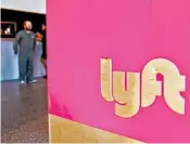  ?? KYLE GRILLOT/BLOOMBERG NEWS ?? Lyft already faces public scrutiny after media reports on allegation­s of harassment from female customers.