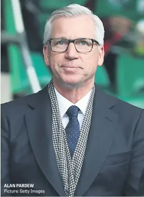  ?? Picture: Getty Images ?? ALAN PARDEW
