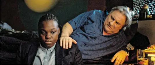  ?? BILD: SN/POLYFILM ?? Déborah Lukumuena und Gérard Depardieu in „Robuste“.