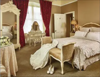  ??  ?? The Bridal Suite at Ballyroe Heights Hotel.