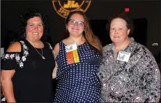  ?? NWA Democrat-Gazette/CARIN SCHOPPMEYE­R ?? Jacqueline Anderson, SPSFNWA scholarshi­p alumna (center), stands with Monica Brinker (left) and Melanie Coan at Spark of Hope.