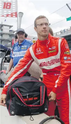  ?? MICHAEL CONROY/THE ASSOCIATED PRESS ?? Sebastien Bourdais says it feels good knowing he has a car that can compete at this year’s Indy 500.