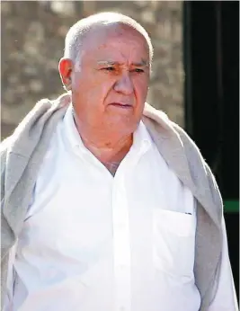  ?? EFE ?? Amancio Ortega, fundador de Inditex, en una imagen reciente