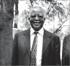  ?? PHOTO: TIRO RAMATLHATS­E ?? The passing of Ambassador Billy Modise marks the passing of an era, writes Pali Lehohla.