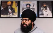  ?? IRFAN KHAN — LOS ANGELES TIMES ?? Bobby Singh, who attends Sacramento State, said he believes in supporting the creation of Khalistan through democratic means.