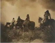  ??  ?? Edward S. Curtis (1868-1952), Before the Storm - Apache, 1906, platinum print, 12½ x 16” Estimate: $10/15,000