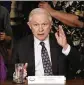  ?? ABACA PRESS OLIVIER DOULIERY / ?? Attorney General
Jeff Sessions’ Justice Department is refusing to defend the Obamacare provision for pre-existing conditions.