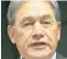  ??  ?? Winston Peters