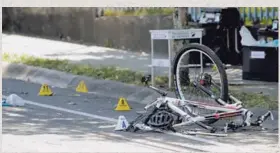  ?? ADRIÁN SOTO. ?? La muerte de tres ciclistas frente al Walmart de Curridabat en enero, le partió el alma a don Alejandro.