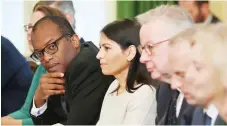  ?? — Reuters ?? Britain’s Business Secretary Kwasi Kwarteng, along with others attend the first post-reshuffle cabinet meeting at Downing Street, London.