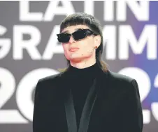  ?? — AFP file photo ?? Peso Pluma arrives at the 24th Annual Latin Grammy Awards ceremony at the Conference and Exhibition Centre (FIBES) in Sevilla.