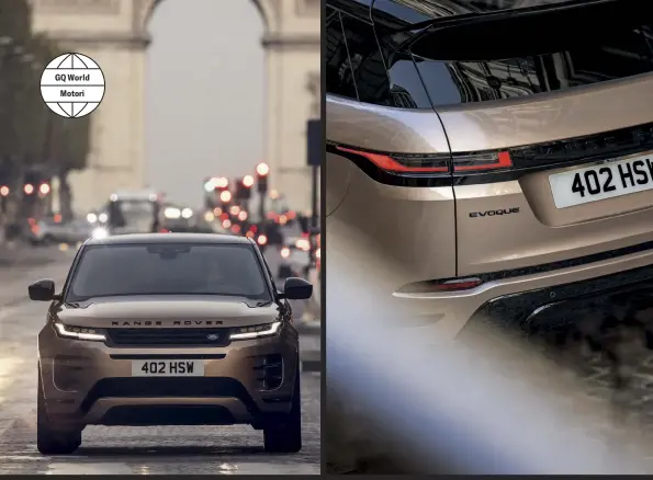  ?? ?? Il listino prezzi della Range Rover Evoque parte da 49.800 euro, mentre per la versione plug-in si parte da 62.900 euro