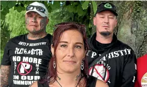  ?? MATT SHAND/STUFF ?? Dee Rumbal used to use meth but is now helping others break the addiction thanks to the Anti-P Ministry run by Junior Kapene, left, and Brendon Warne.