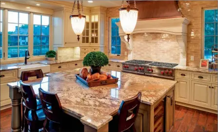  ?? COLDSPRING ?? Natural stone can add long-lasting beauty and functional­ity to many areas of the home, including kitchen counters.