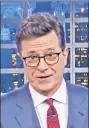  ??  ?? Stephen Colbert