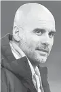  ??  ?? GUARDIOLA