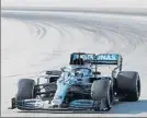  ?? FOTO: MONTILLA ?? Bottas
Mejor crono en el test 1