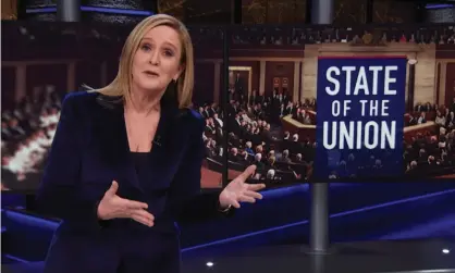  ??  ?? Samantha Bee: ‘It turns out Trump is pretty dull to watch when he’s not shrieking things that send you into permanent fight or flight mode.’ Photograph: YouTube