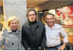  ??  ?? Lorena Hermoso, Guillermo Heras y Gerardo García.