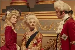 ?? (ITV) ?? Jenna Coleman (centre) as the monarch