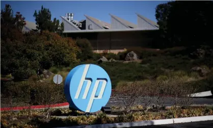  ?? Photograph: Justin Sullivan/Getty Images ?? HP’s office complex in Palo Alto, California. Hewlett-Packard was the original king of Silicon Valley.