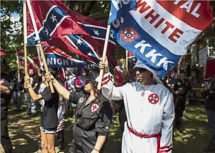  ??  ?? Too bad to handle: Studies have shown that when white supremacis­ts are confronted with evidence of a black ancestor, they scramble to explain away the results.