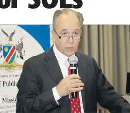  ??  ?? Improvemen­t… Public enterprise­s minister Leon Jooste.