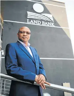  ?? Picture: Alaister Russell ?? Land Bank CEO Tshokolo Nchocho says granting title in former homelands is key.