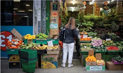  ?? ?? Food inflation jumped to 5.6% in June. Photograph: Tolga Akmen/AFP/Getty Images