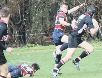  ??  ?? Phil Town heads to the try line for Brods last Saturday