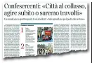  ??  ?? Il manifesto di Confeserce­nti, pubblicato ieri sul Corriere Fiorentino, con i quattro punti per salvare Firenze dal collasso