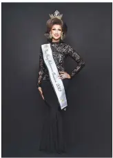  ?? (Courtesy Photo/Carrie Strong, Miss Gay Arkansas America & Iman DeMarco) ?? Iman DeMarco, Miss Gay Arkansas America 2019, is pictured in Oklahoma City in September 2019 in this photo by photograph­er Carrie Strong.