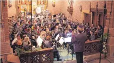  ?? FOTO: PHILIPP ZELL ?? Ein gelungenes Kirchenkon­zert hat der Musikverei­n Aßmannshar­dt gespielt.
