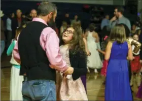 ?? EMILY OVERDORF — FOR DIGITAL FIRST MEDIA ?? The Father Daughter Dance at Pottstown Middle School.