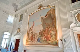  ??  ?? Colori
Gli affreschi di Villa Cordellina (Parisotto)