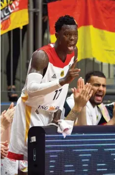  ?? Foto: Imago/Camera 4 ?? In seiner Wortwahl ist Dennis Schröder, der Jungstar der deutschen Basketball Mannschaft, nicht gerade zimperlich, wenn es darum geht, seine Mannschaft zu mo tivieren.