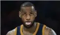  ?? ANDRES KUDACKI/THE ASSOCIATED PRESS ?? LeBron James can stick out his tongue, with all his appearance­s in the finals.