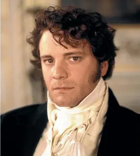  ?? JOSS BARRETT ?? Colin Firth’s portrayal of Mr Darcy in the BBC adaptation of made many women look at murky ponds in a new light. Pride and Prejudice