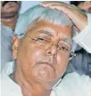  ??  ?? Nitish Kumar, Lalu Prasad Yadav.