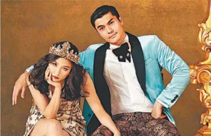  ?? DIVULGAÇÃO ?? Constance Wu e Henry Golding, os protagonis­tas do longa ‘Podres de Ricos’