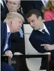  ?? Thierry Chesnot / Getty Imagese ?? Donald Trump made the most of his meeting with the French president, Emmanuel Macron