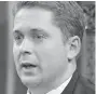  ??  ?? Commons Speaker Andrew Scheer