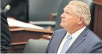  ?? RANDY RISLING/TORONTO STAR ?? Premier Doug Ford has bowed to a relatively small but extremely vocal minority on sex ed in schools, writes Judith Timson.