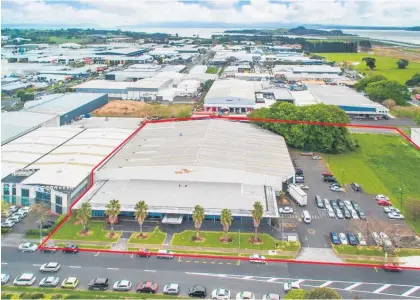  ??  ?? The property at 9 Richard Pearse Drive has developmen­t land offering potential for another warehouse.