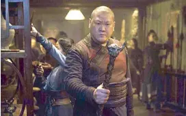  ??  ?? From stereotype to superhero: Wong, played by Benedict Wong, gets a character upgrade in the film adaption of Doctor Strange.