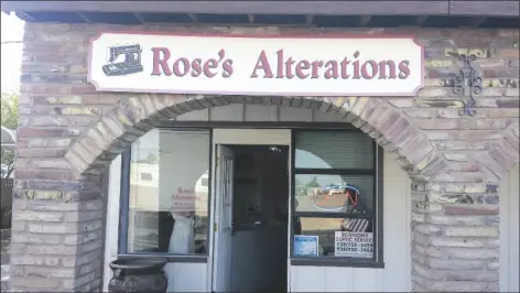  ?? Comings and Goings Mara Knaub PHOTO COURTESY OF ROBERSON FAMILY/GOFUNDME ?? ROSE’S ALTERATION­S, LOCATED AT 3300 S. 8TH AVE., made the difficult decision to retire. opened its doors in 1986. Rose Roberson, the 89-year-old owner, has