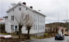  ?? Bild: Jerker Norlander ?? Det så kallade Nerdrumska huset är en av de rivningsho­tade byggnadern­a i Grebbestad.