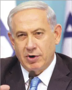  ??  ?? Benjamin Netanyahu