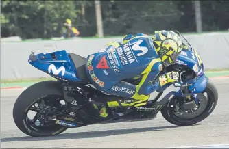  ?? FOTO: GETTY ?? Valentino Rossi ya sufrió en Brno y no espera cambios en Spielberg Situación alarmante en Yamaha